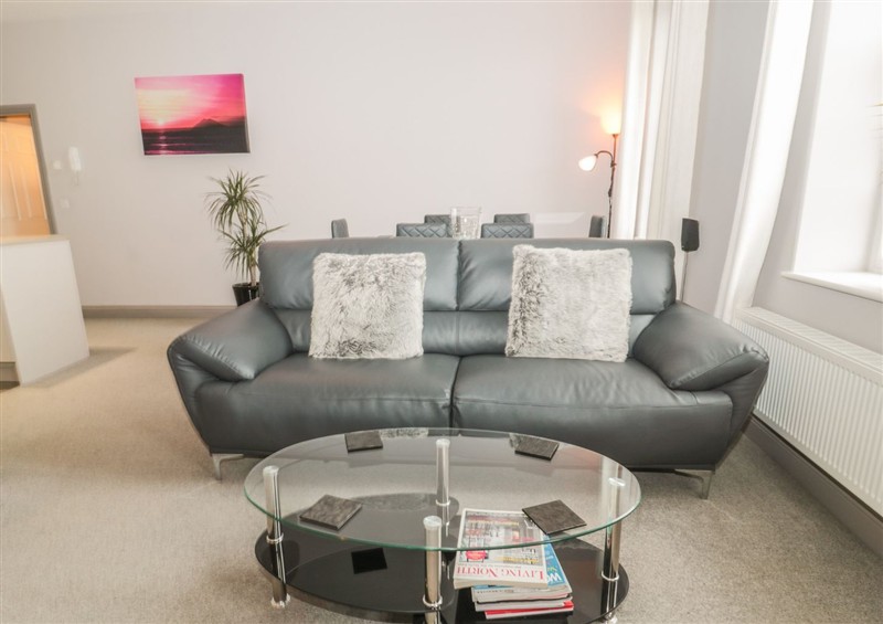 The living area at The Sea Chest, Alnmouth