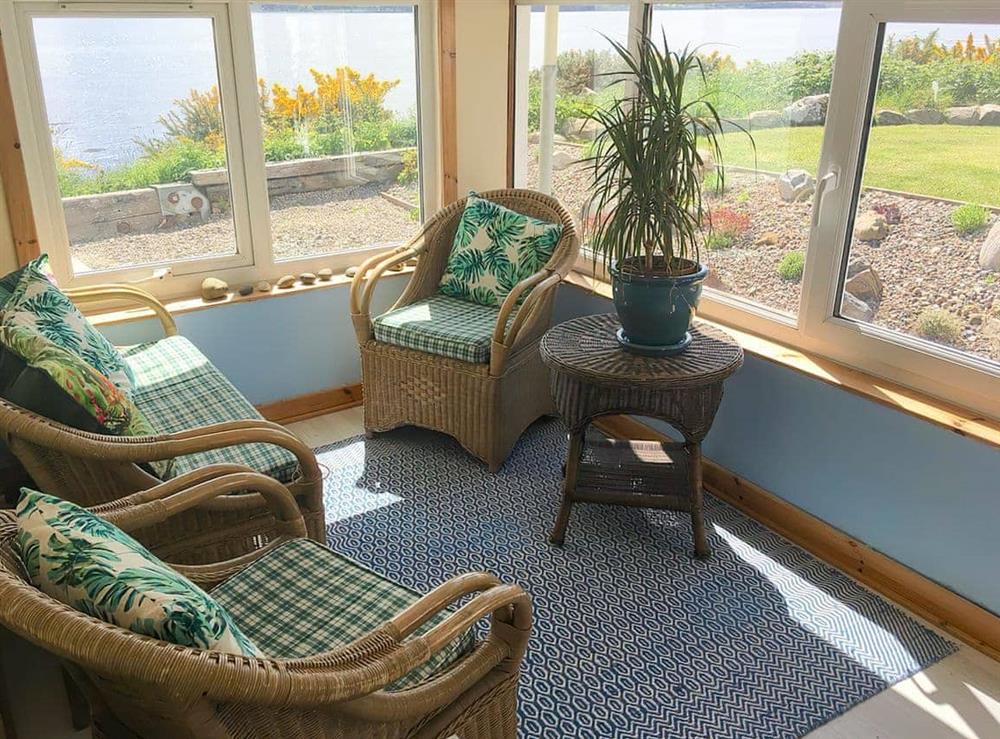 Sun room at The Sea Lodge in North Kessock, near Inverness, Inverness-Shire