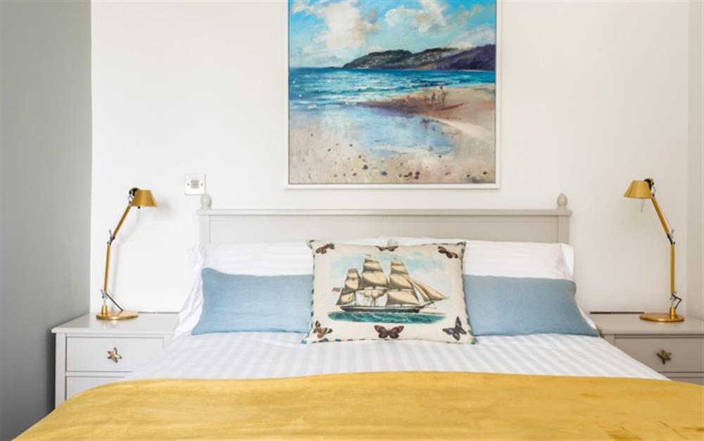 This is a bedroom at The Seafoal in Lyme Regis