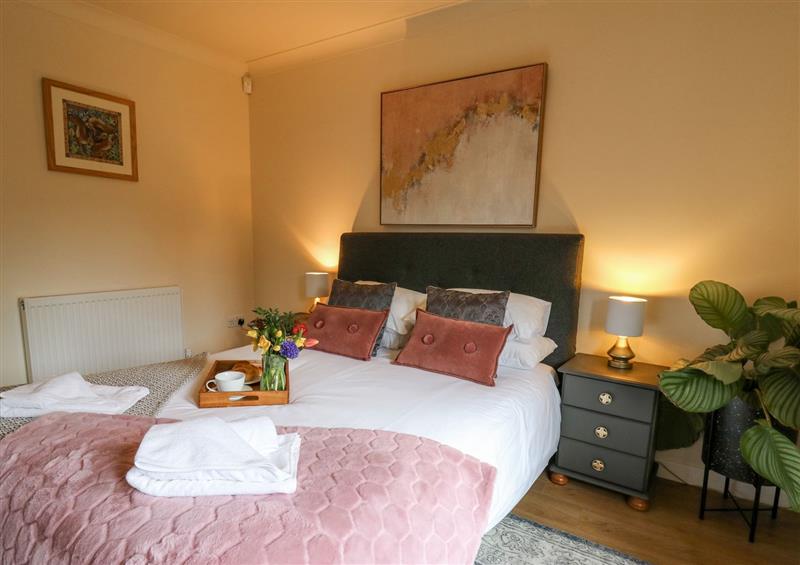 This is the bedroom at The Searle, Nantmel near Rhayader