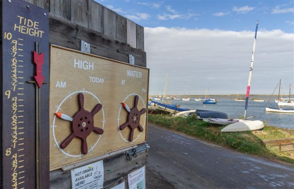Burnham Overy Staithe harbour is just a five minute walk away at The Seas Annex, Burnham Overy Staithe near Kings Lynn
