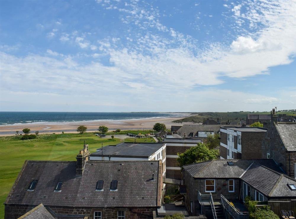 View at The Seascape at Letton Lodge in Alnmouth, Northumberland