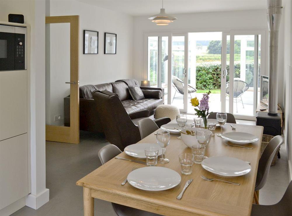 Convenient dining area at The Seashells in Brancaster Staithe, near King’s Lynn, Norfolk