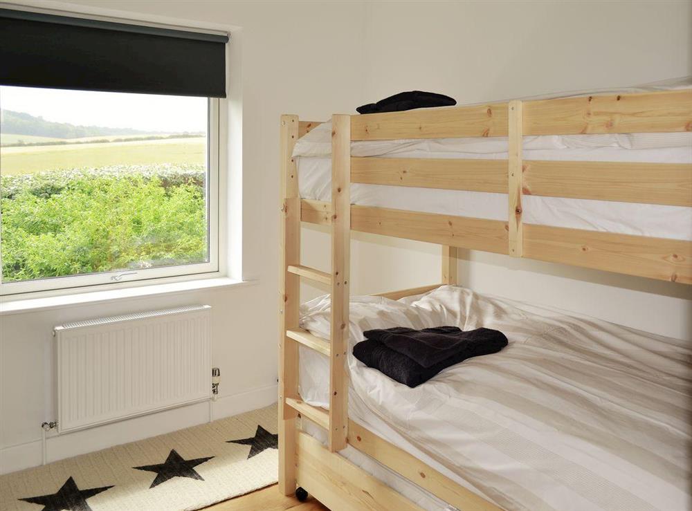 Cosy bunk bedroom at The Seashells in Brancaster Staithe, near King’s Lynn, Norfolk