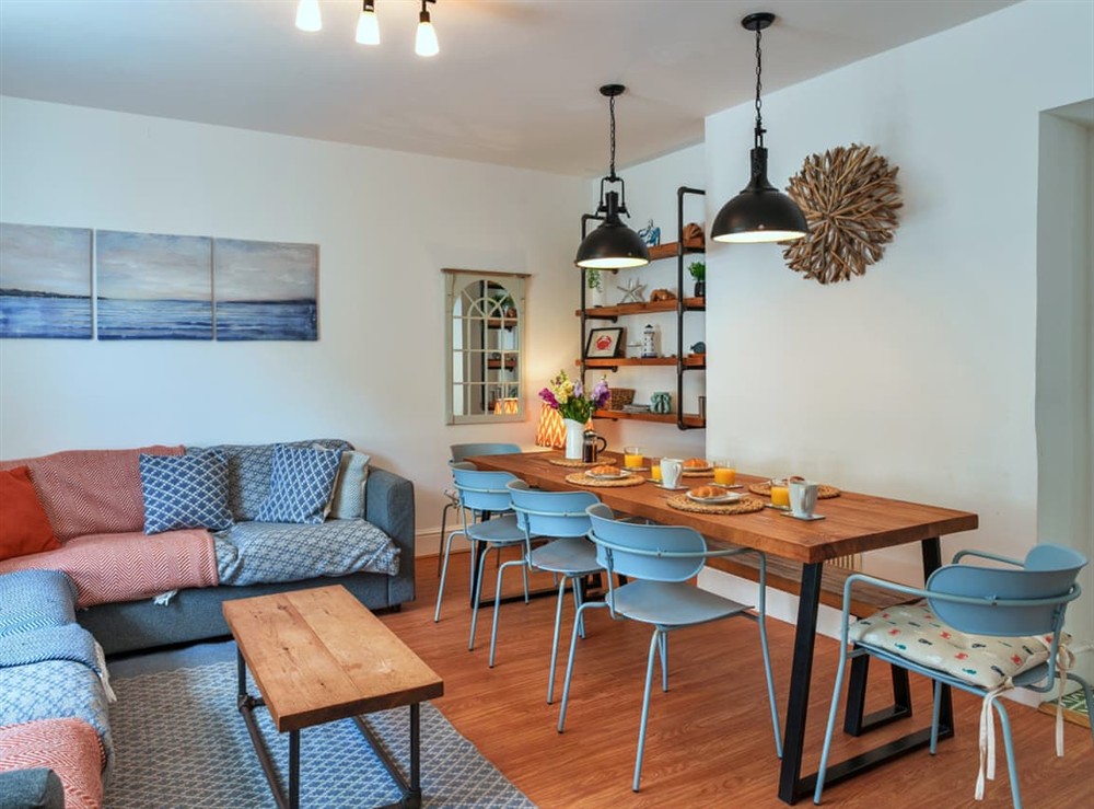 Living room/dining room at The Seaside View in Kingsand and Cawsand, Cornwall