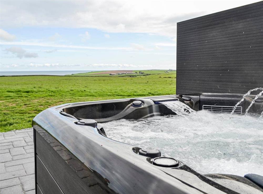 Hot tub (photo 2) at The Seaview Snug in Whithorn, near Newton Stewart, Wigtownshire