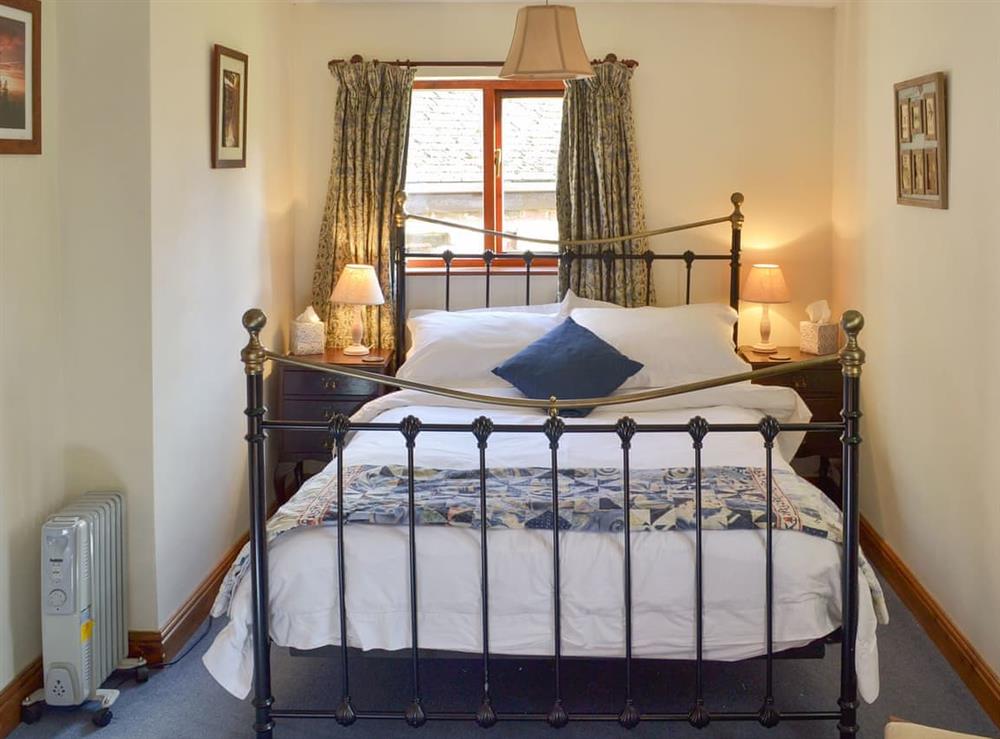 Comfortable double bedroom at The Secret Cottage in Bakewell, Derbyshire