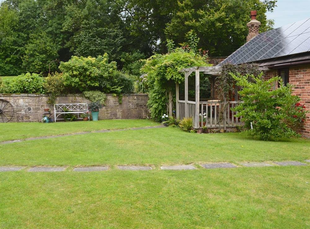 Garden at The Secret Cottage in Bakewell, Derbyshire