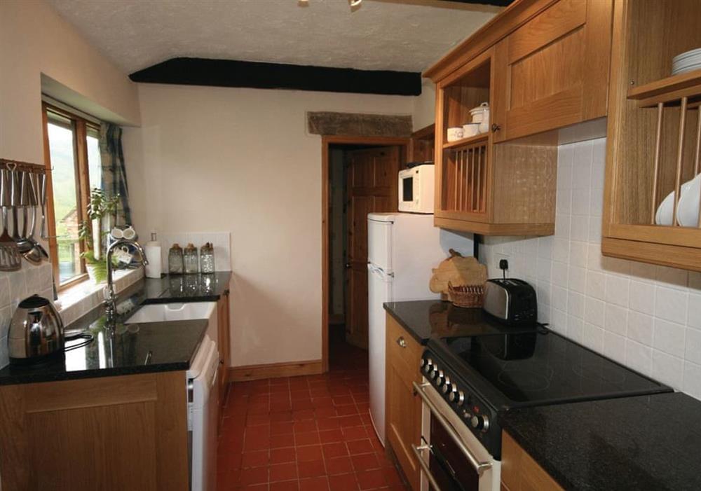 The Secret Cottage kitchen at The Secret Cottage in Bakewell, Derbyshire