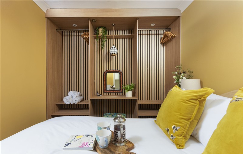 A photo of the bedroom at The Secret Seascape, Cornwall