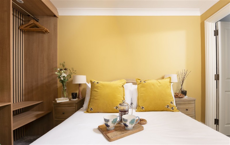 One of the bedrooms at The Secret Seascape, Cornwall