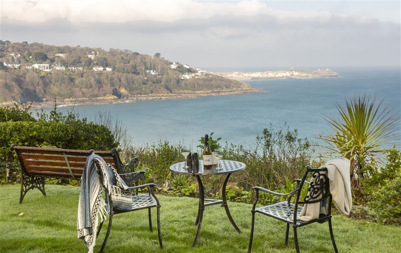 This is the garden at The Secret Seascape, Cornwall