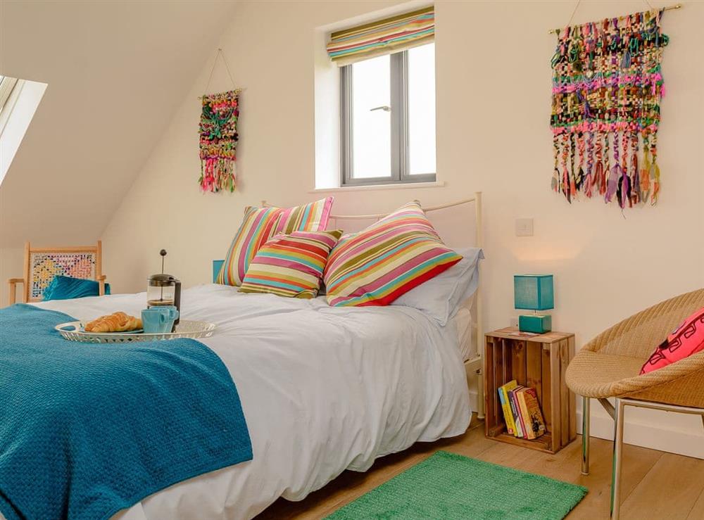 Double bedroom at The Sett in Stone Allerton, near Cheddar, Somerset