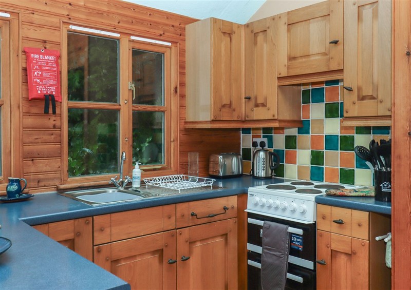 Kitchen at The Sharpham Boat House, Ashprington