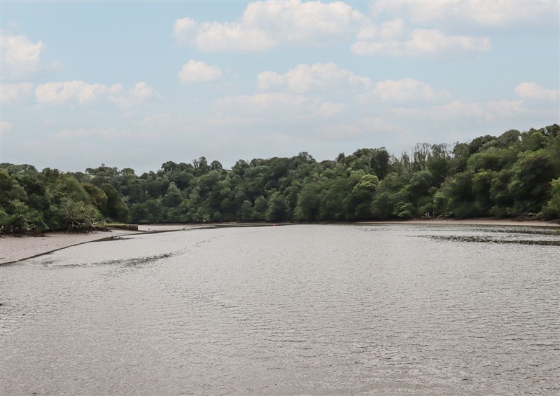 The setting at The Sharpham Boat House, Ashprington