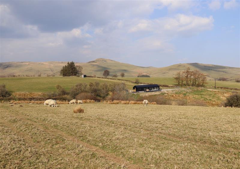 The setting at The Sheep Shed, Llanrhaeadr-Ym-Mochnant