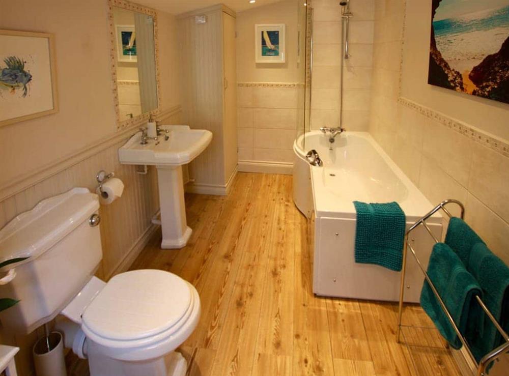 Bathroom at The Shell Seekers in Fowey, Cornwall