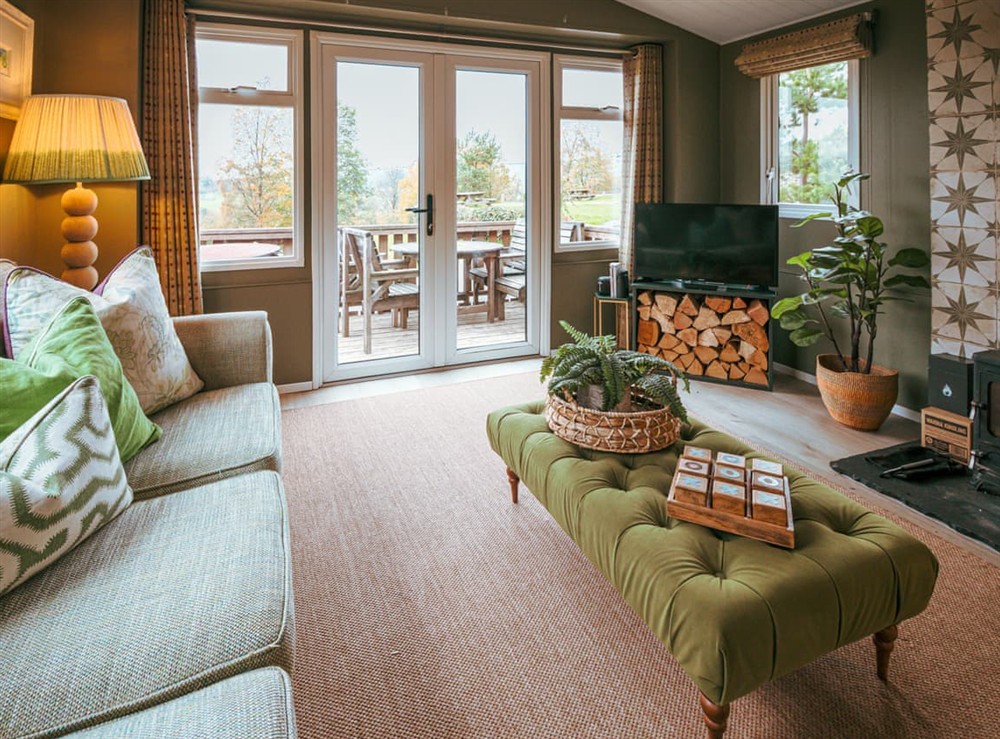 Living area at The Shepherd in Barden, North Yorkshire