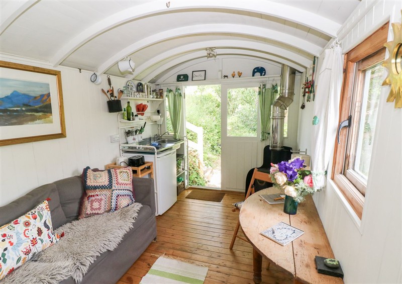 Inside at The Shepherd Hut, Nine Wells near Solva