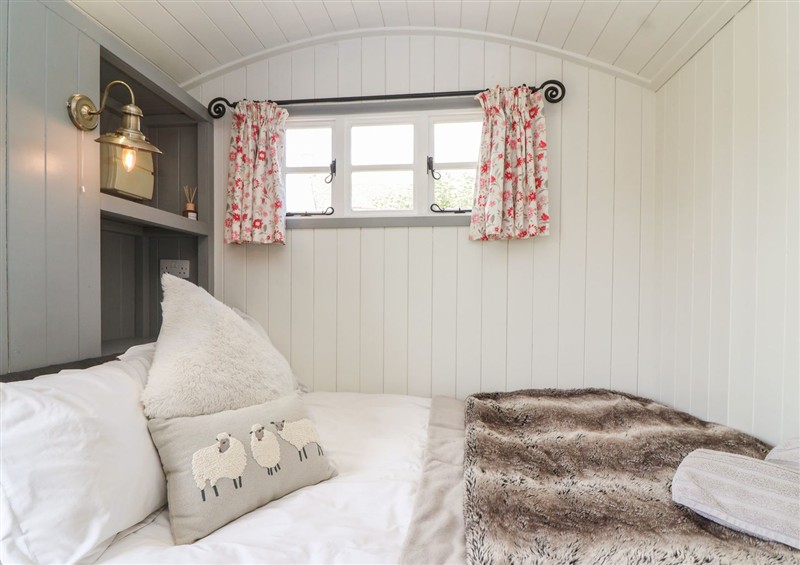 Bedroom at The Shepherds Hut, Nettleton
