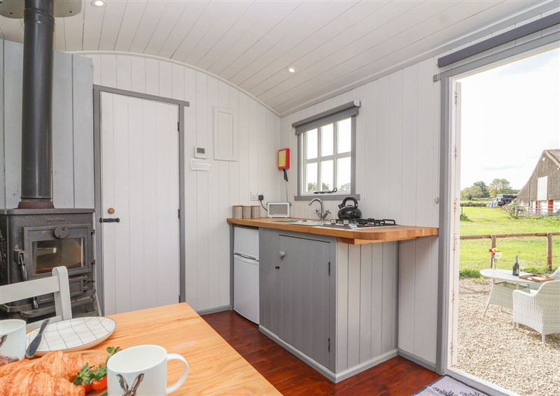 Kitchen at The Shepherds Hut, Nettleton