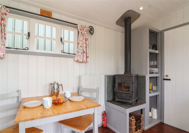 The kitchen at The Shepherds Hut, Nettleton