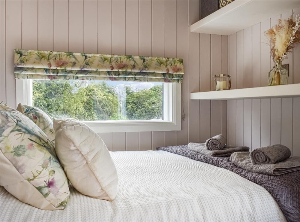 Double bedroom at The Shepherds Retreat in Irton, North Yorkshire