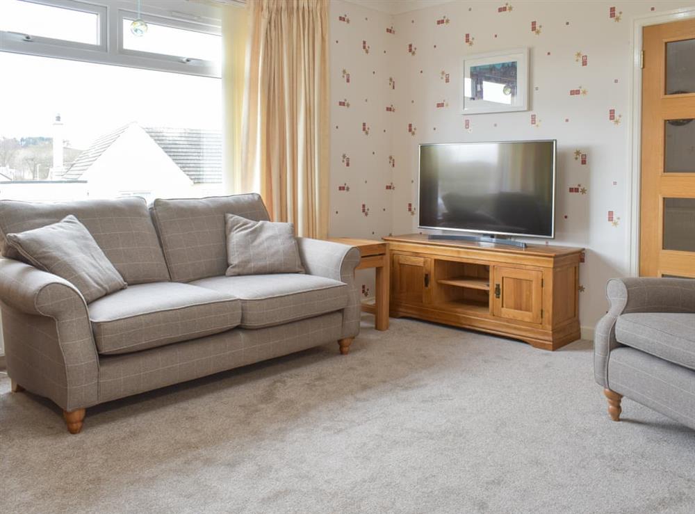 Living room at The Shieling in Biggar, Lanarkshire