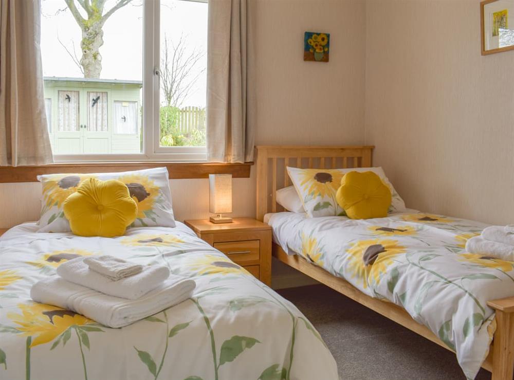Twin bedroom at The Shieling in Biggar, Lanarkshire