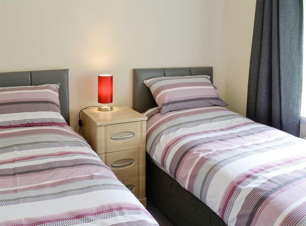 Comfortable twin bedroom at The Shieling in Keswick, Cumbria