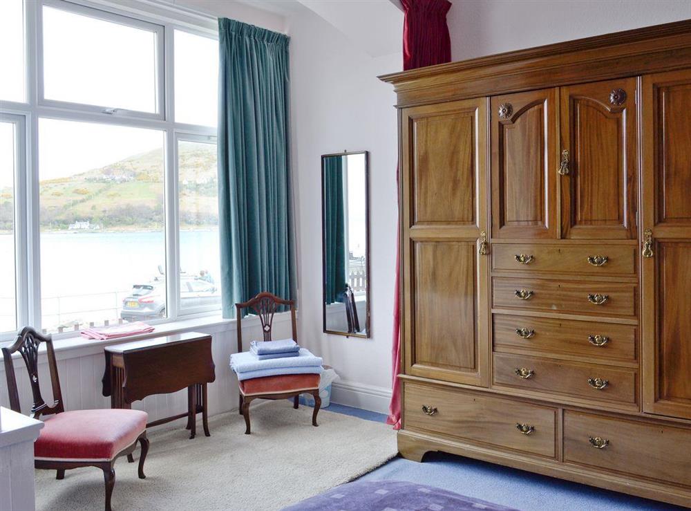Ample storage in double bedroom at The Shieling in Lochranza, Isle of Arran, Isle Of Arran