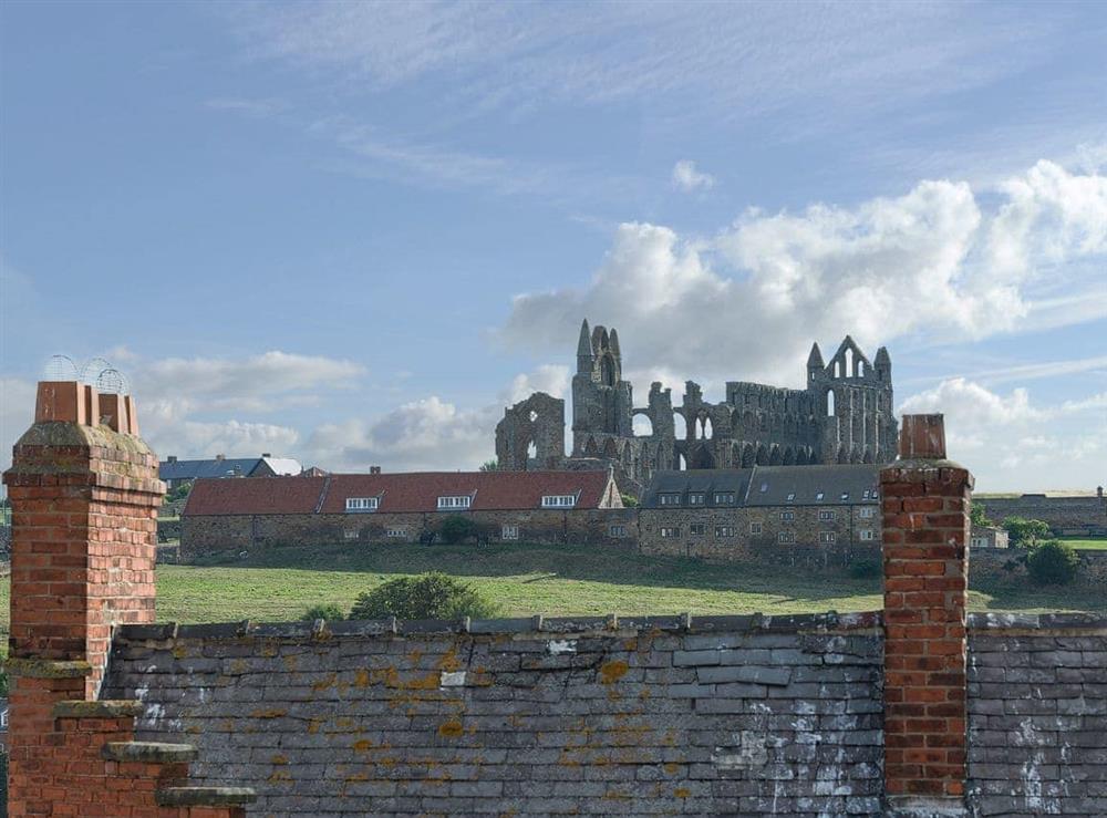 Magnificent view of the Abbey and church at The Shipping Office in Whitby, Yorkshire, North Yorkshire