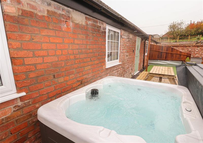 The hot tub at The Shippon, Chester