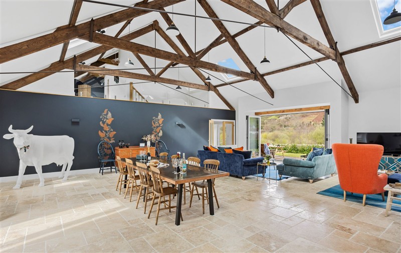Enjoy the living room at The Shippon, Devon