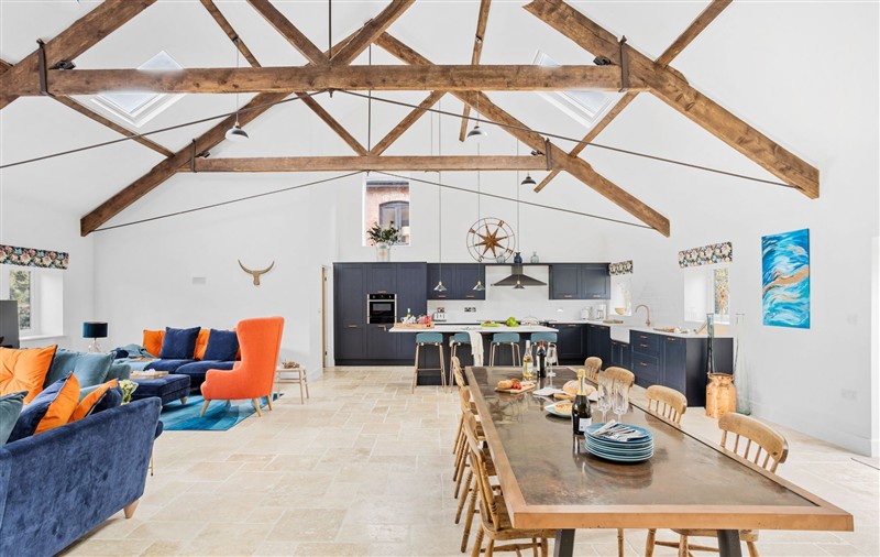 The living room at The Shippon, Devon