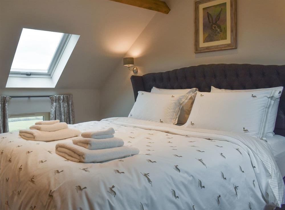 Double bedroom at The Shippon in Gwyddelwern, near Corwen, Denbighshire