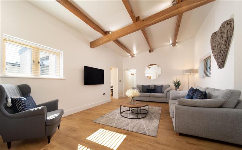 Relax in the living area at The Shippon, Kentisbury, Barnstaple