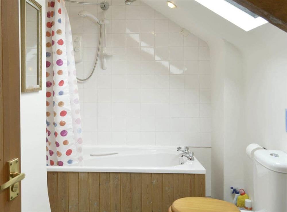 First floor family bathroom at The Shippon in St Gennys, Bude, N. Cornwall., Great Britain