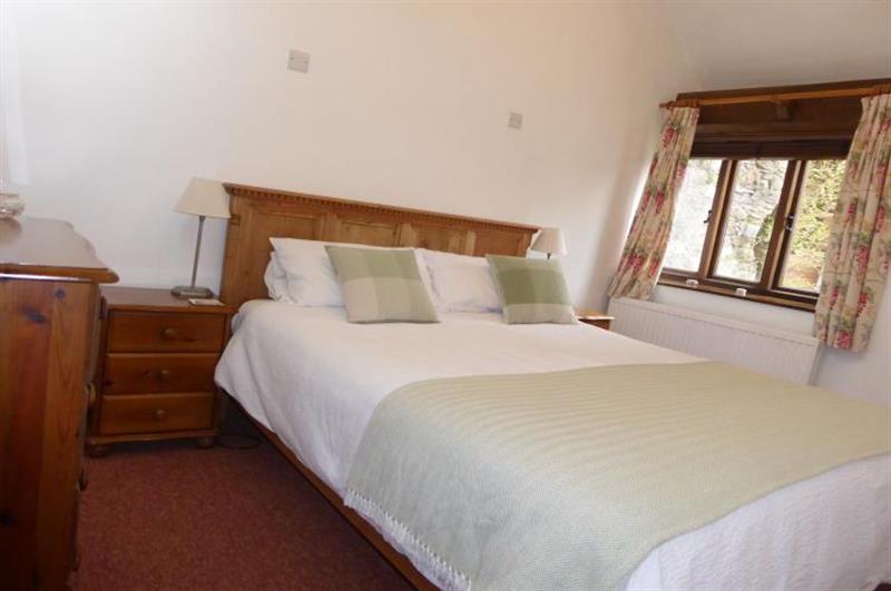 Double bedroom at The Shippon, Wheddon Cross