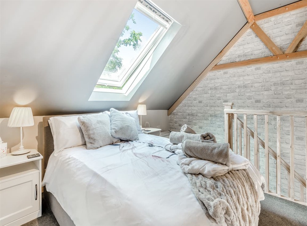 Double bedroom at The Shire Cottage in Ringwood, New Forest, Hampshire