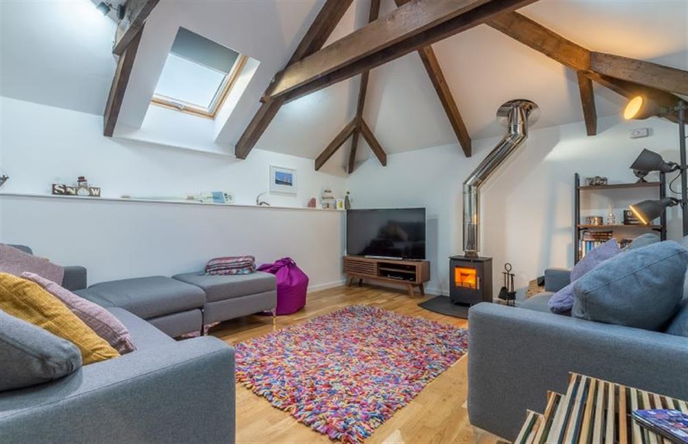 Snuggle up in front of this stunning wood burning stove at The Shires, St Agnes 
