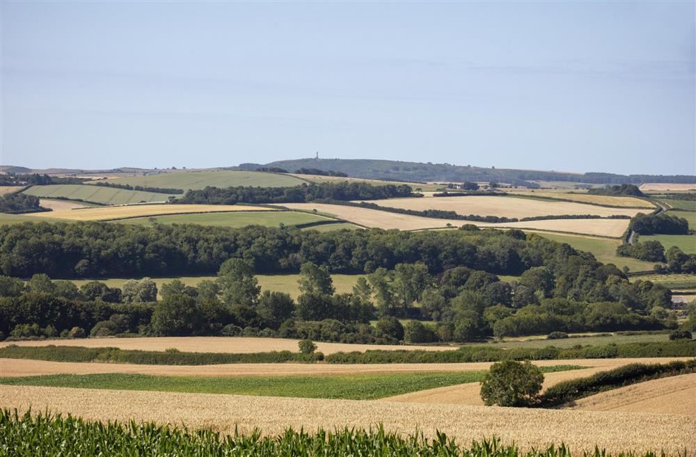Outstanding views across the rolling countryside at The Shooting Lodge, Dorset
