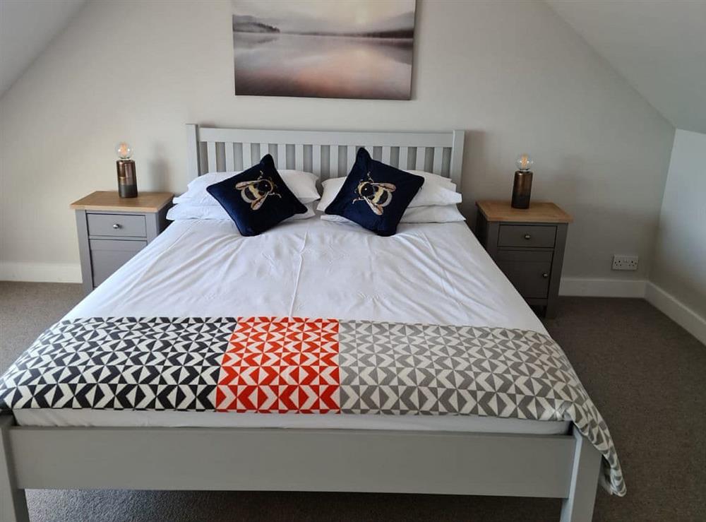 Double bedroom at The Shore in Fortrose, Ross-Shire