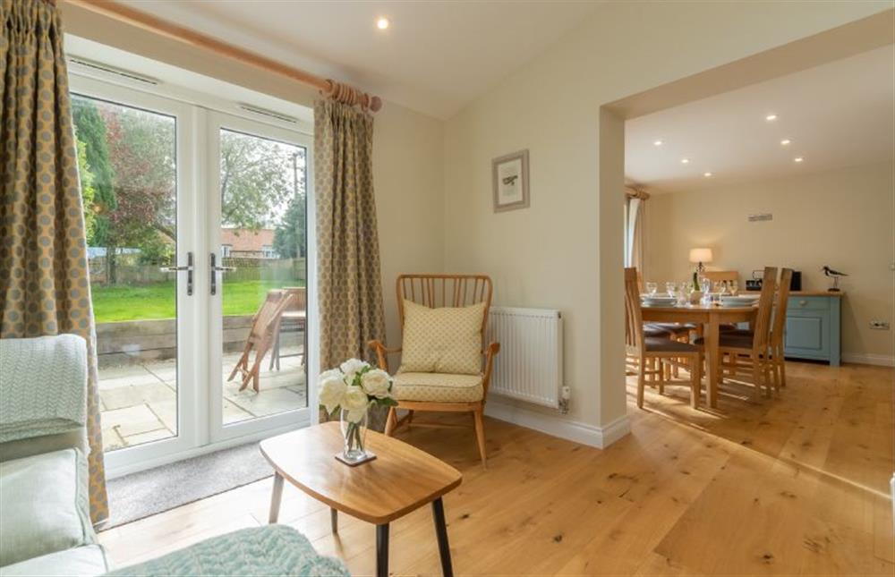 Ground floor: The garden room leads to the dining area at The Sidings, Docking near Kings Lynn