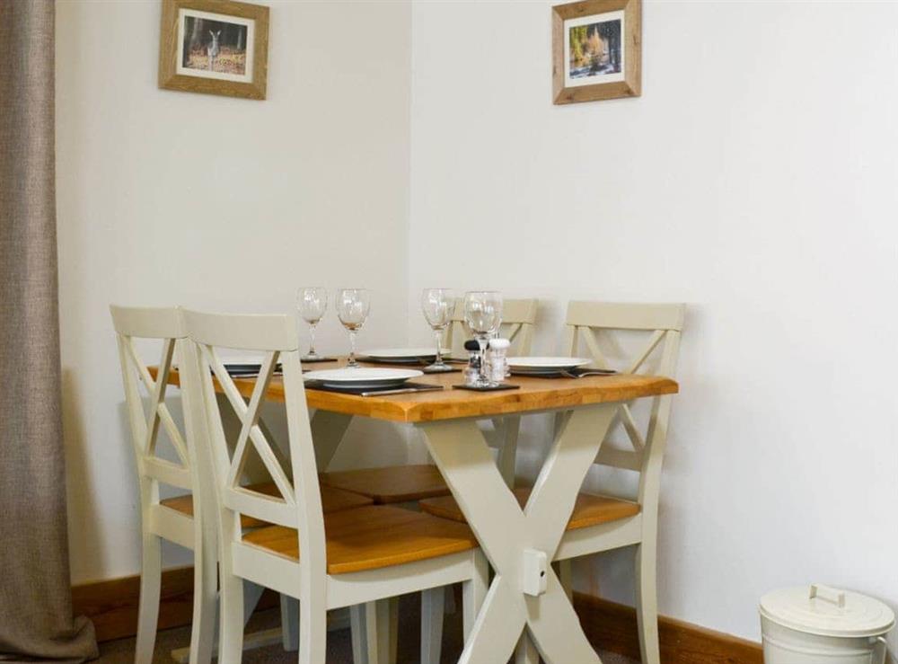 Charming dining area at The Sidings in Whitecroft, Forest of Dean, Gloucestershire