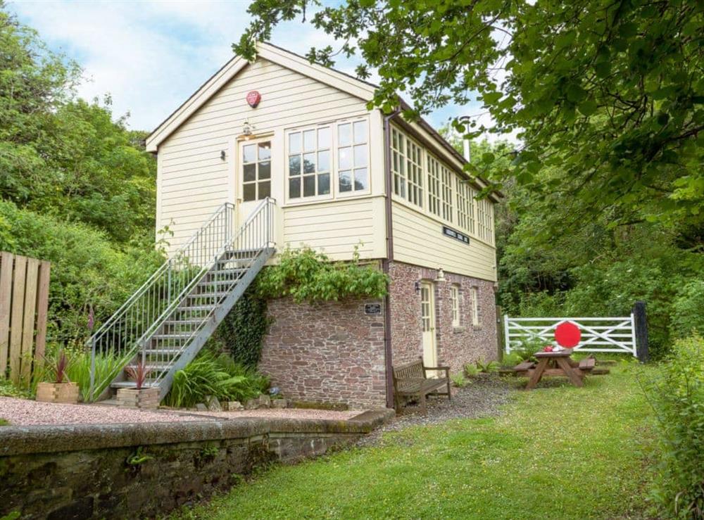 Unique, pretty, detached cottage at The Signal Box in Loddiswell Station, near Kingsbridge, Devon, England