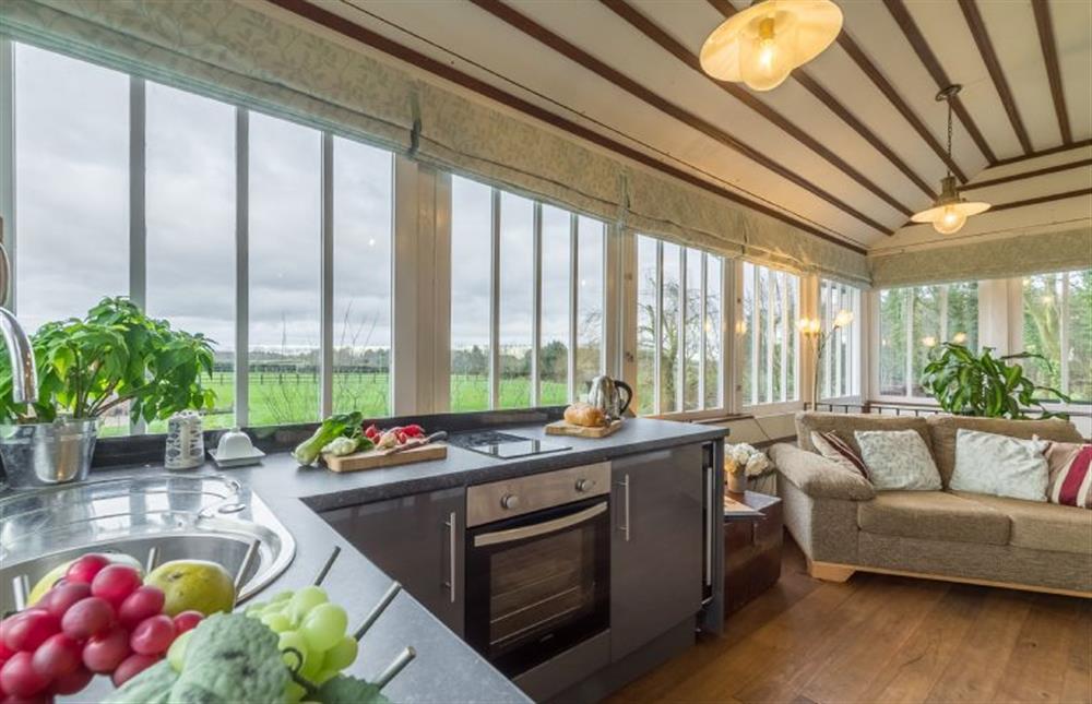 First floor:  Open plan living space with great views over the countryside at The Signal Box, Melton Constable