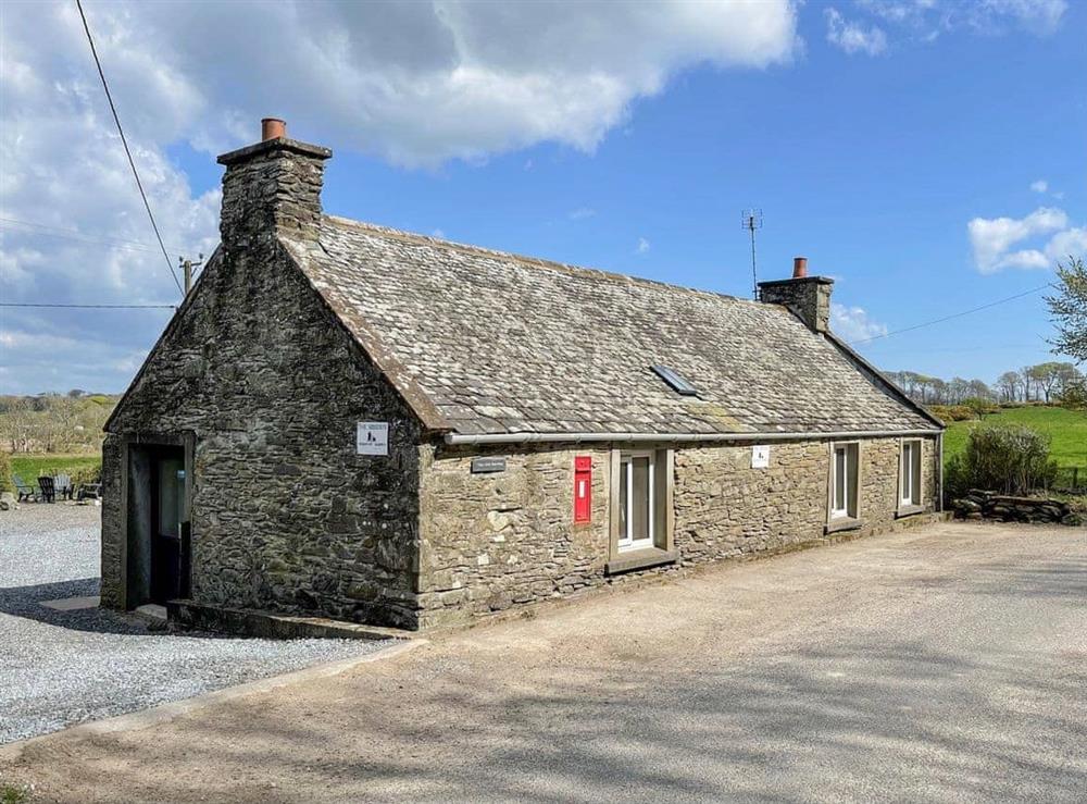 Front view of the holiday home at The Smiddy in Glasserton, near Whithorn, Wigtownshire