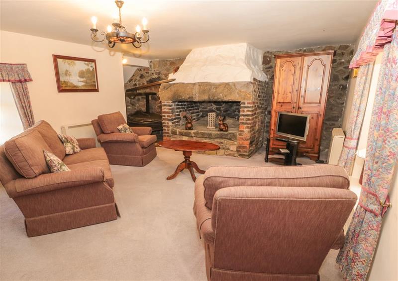 Relax in the living area at The Smithy, Akeld near Wooler