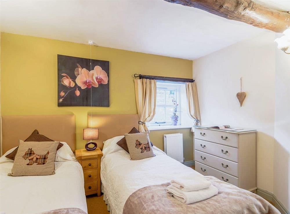 Twin bedroom at The Smithy in Bilsdale, near Helmsley, North Yorkshire